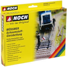 Noch 99167  MÖSSMER Underlag, Grå ballast Spor N