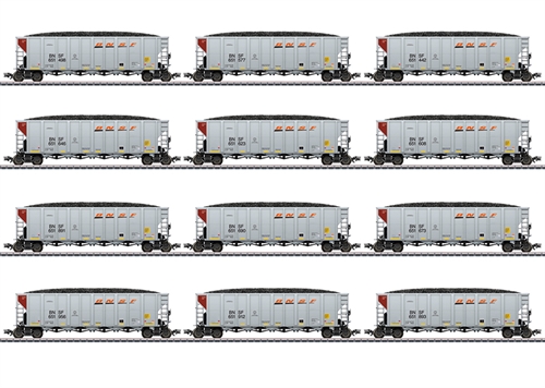 Trix 25911 Hopper Car sæt BNSF, 12 vogne, ep VI KOMMENDE NYHED 2024