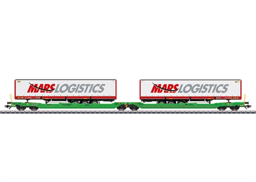 Märklin 47473 Dobbelt lommevogn "Mars Logistics", KOMMENDE NYHED 2025