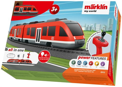 Märklin 29113 My World Startsæt "Lint" pendler tog, KOMMENDE NYHED 2025