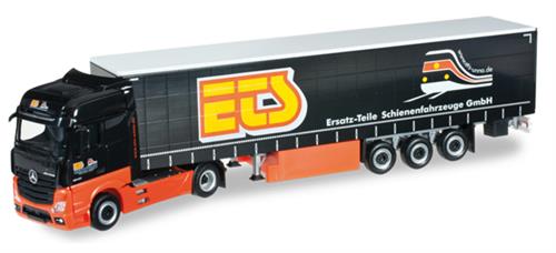 Herpa 914697 MB A´11 BigSpace Lastbil med presenningstrailer "ETS"