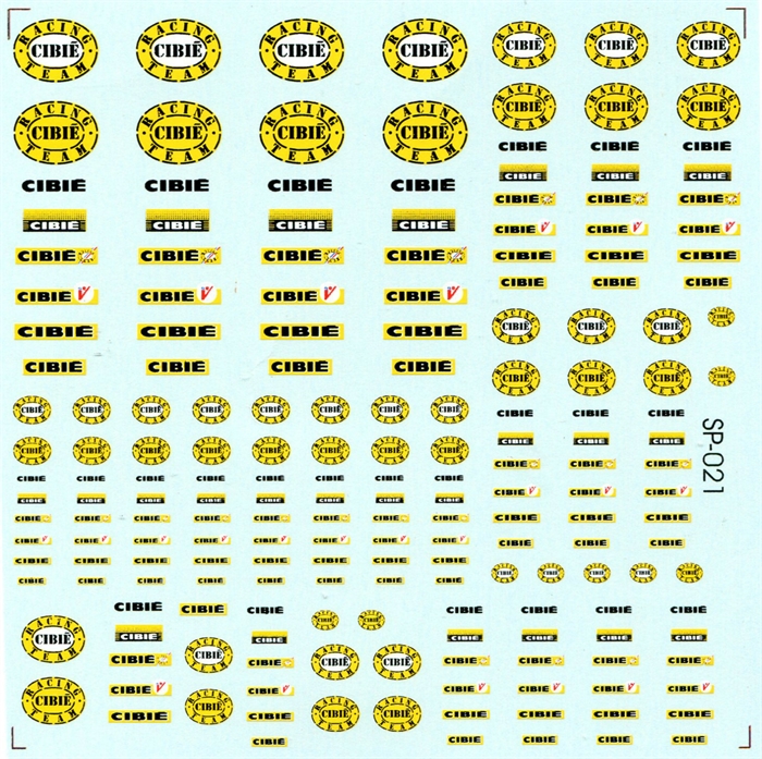 DMC Decals SP-021 Cibié 1/24 - 1/32 - 1/43