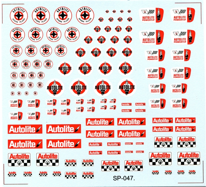 DMC Decals SP-047 Autolite 1/24 - 1/32 - 1/43