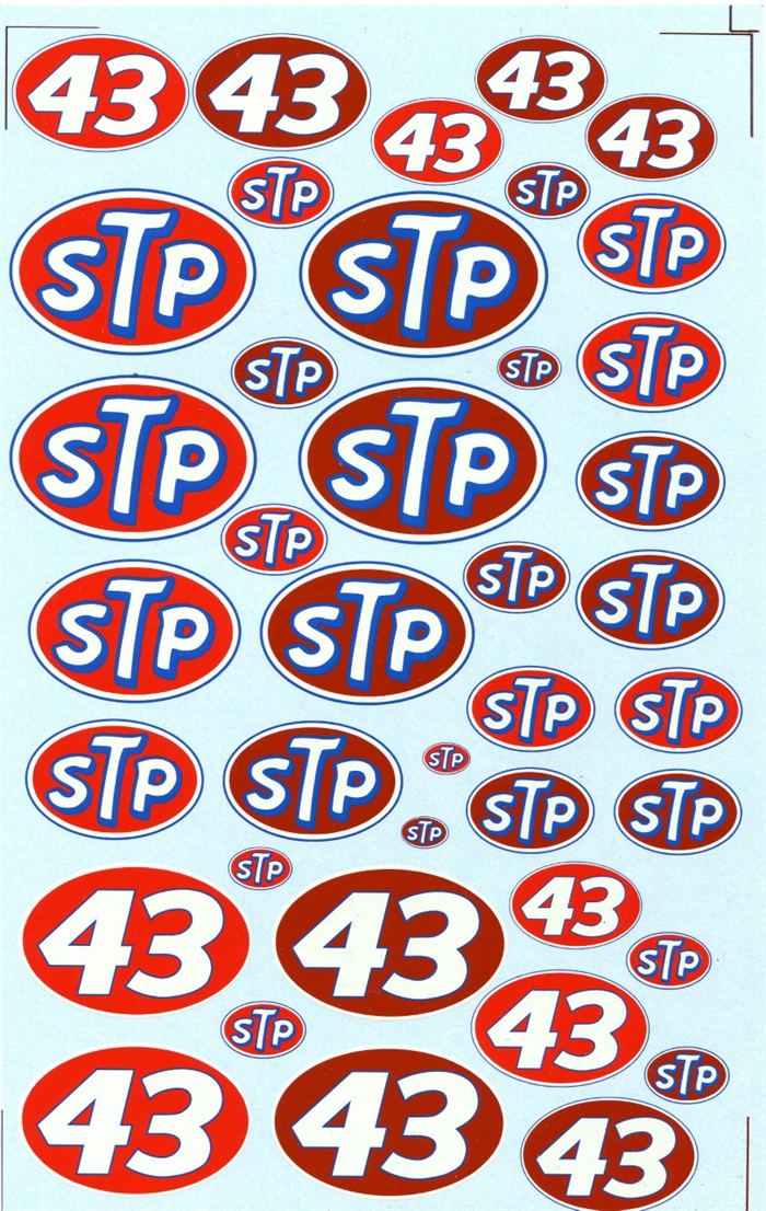 DMC Decals SP-072 STP (2) 1/24 - 1/32 - 1/43