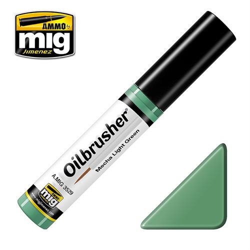 Ammo by MIG 3529 Oilbrusher MECHA LIGHT GREEN