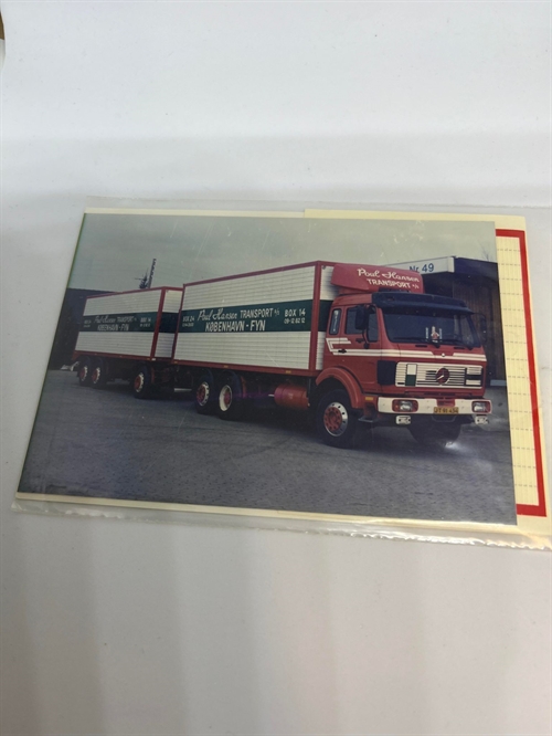 DMC Decals 87-16 Mercedes. Poul Hansen Transport 1/87