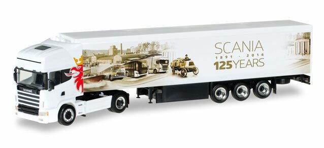 Herpa 306454 SCANIA 164 TL med køletrailer 