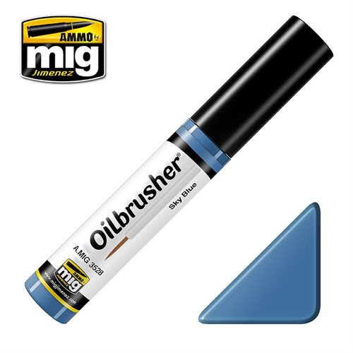 Ammo by MIG 3528 Oilbrusher SKY BLUE