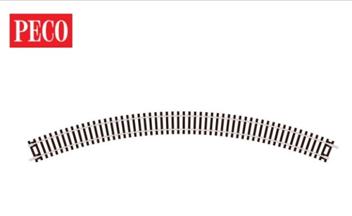 Peco ST-231 No. 3 Radius dobbelt kurve, 505 mm mm, Code 100, H0