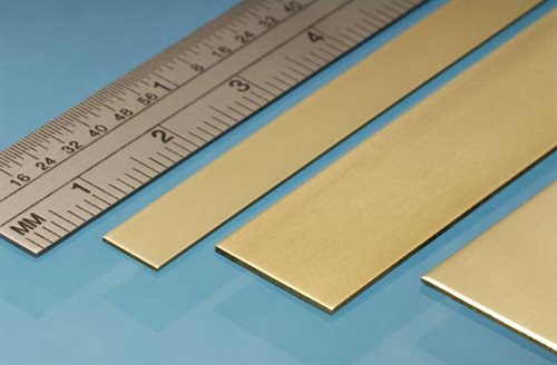 Albion Alloys PB1M Phosphor bronze strips, 1 x 0,135 mm, længde 305 mm, 2 stk pr. pakke