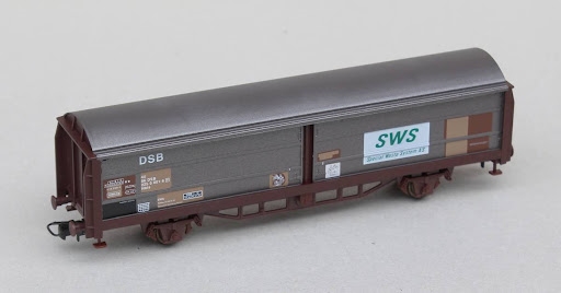 Lima L303187 Lukket godsvogn. SWS, DSB